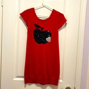 Cute apple designed knitwear for Ladies